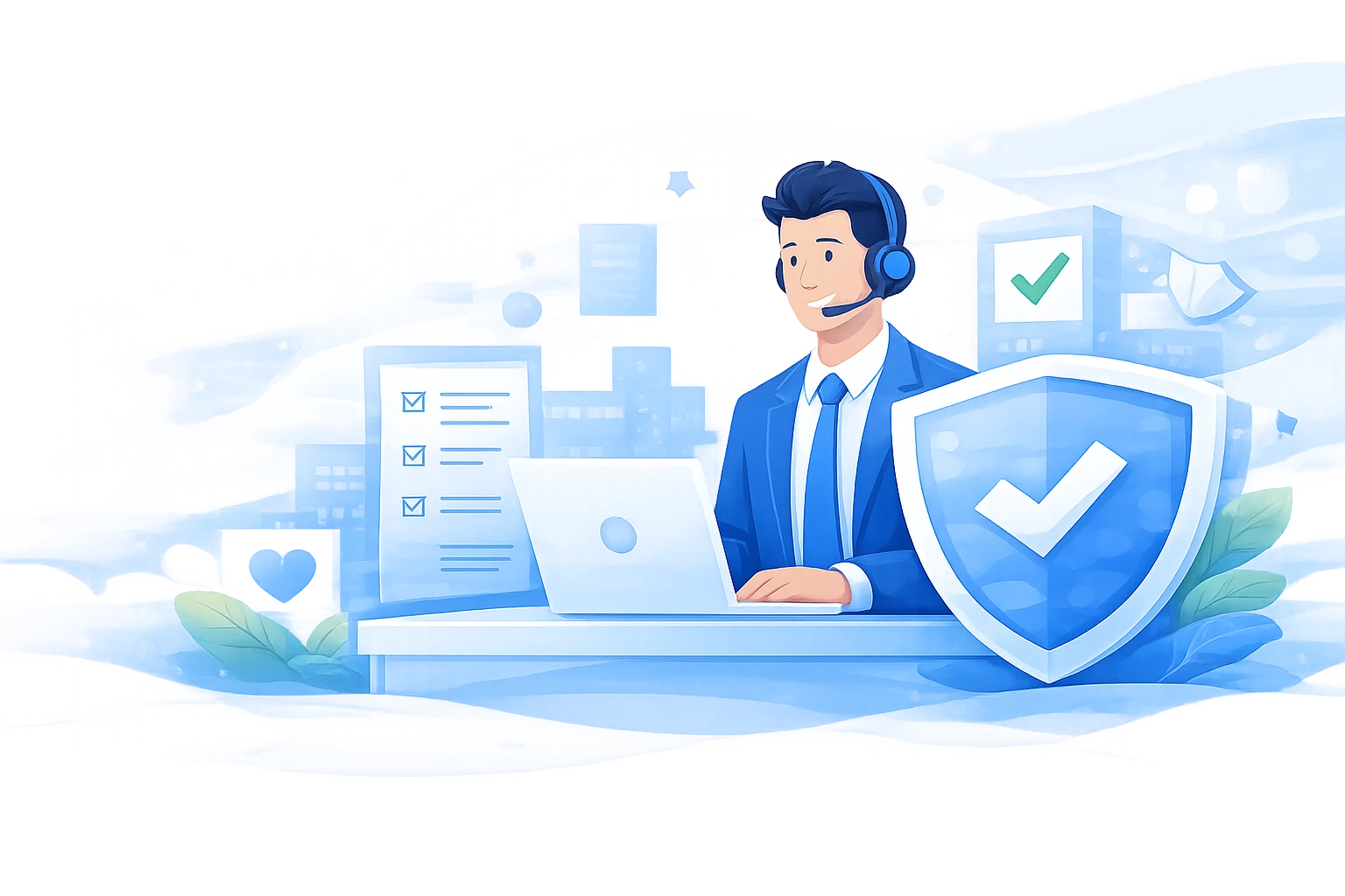 Contact support illustration