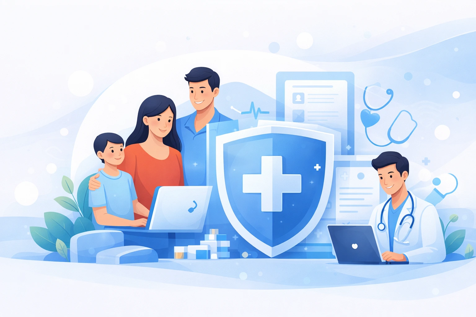 Health Insurance Illustration